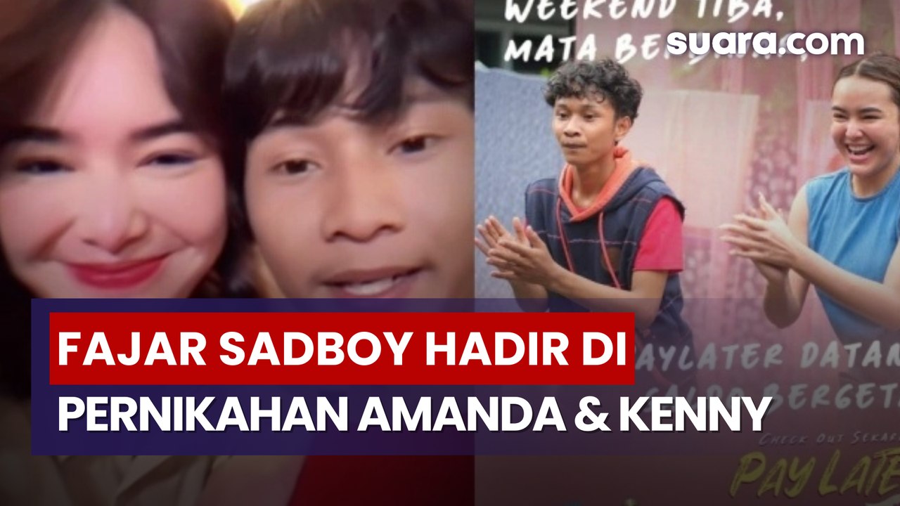 Fajar Sadboy Jadi Tamu Istimewa di Pernikahan Amanda Manopo dan Kenny Austin