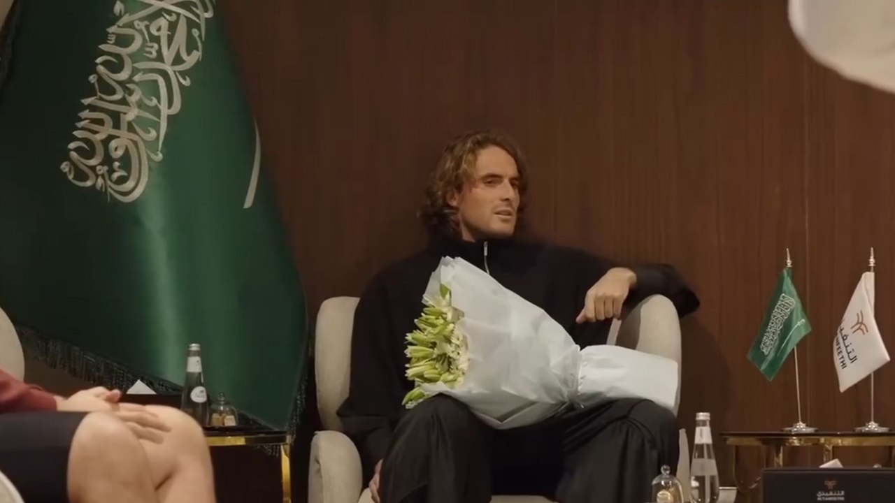 Six Kings Slam 2025 - Stefanos Tsitsipas est arrivé en Arabie Saudite pour le Six Kings Slam