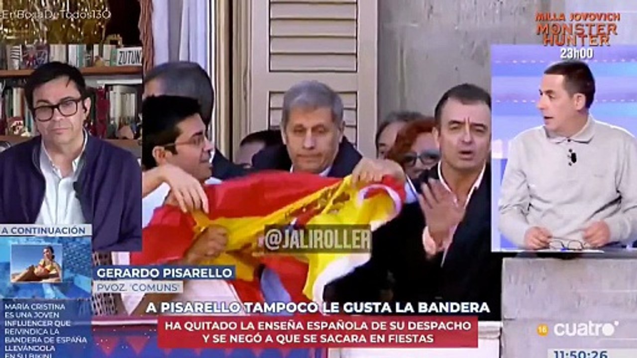 Antonio Naranjo critica a Gerardo Pisarello por su supuesta actitud antiespañola y su uso del erario público
