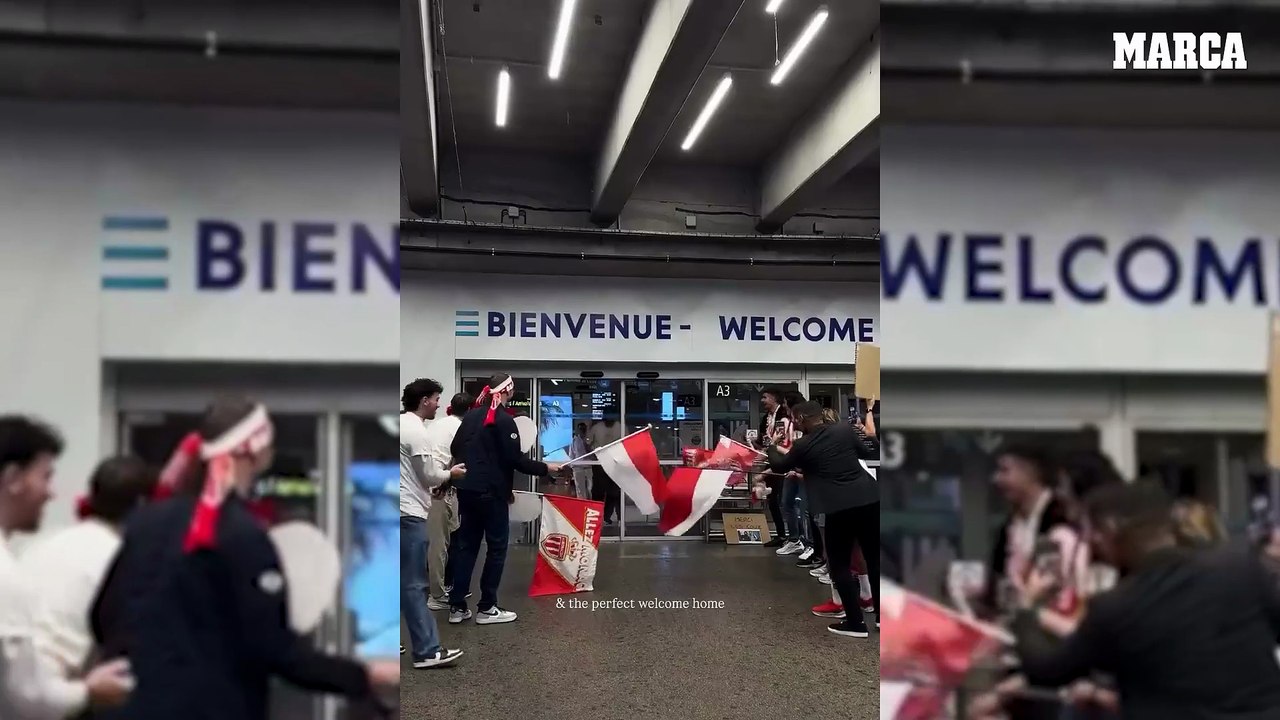 Así reciben a Vacherot en el aeropuerto de Niza