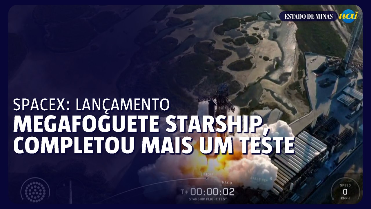 SpaceX lança seu megafoguete Starship