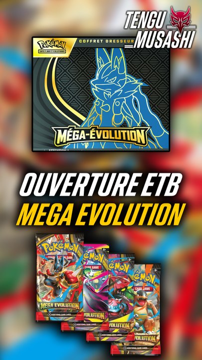 Ouverture ETB Méga Evolution Lucario #1