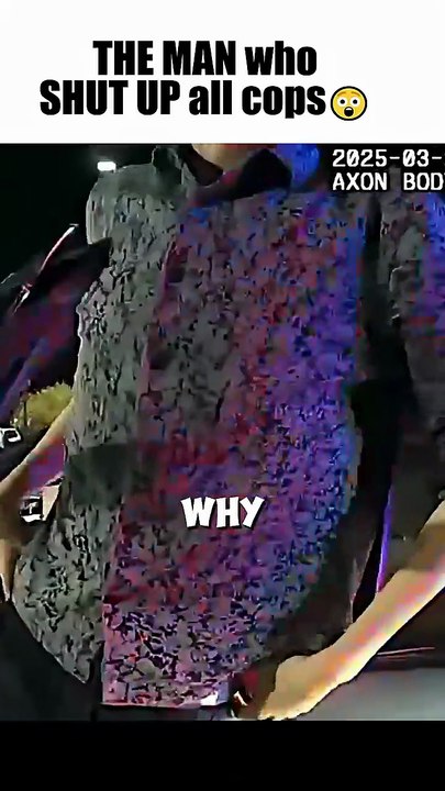 the man who humble cop.