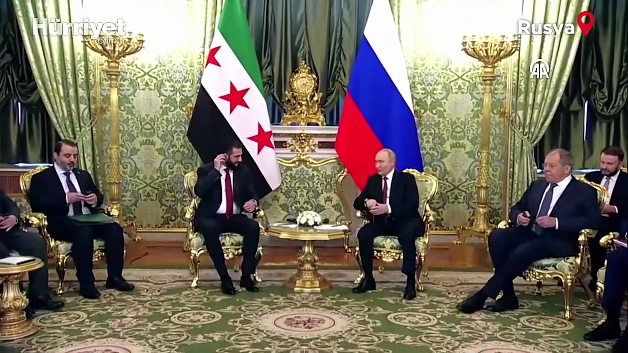 Putin, Suriye Cumhurbaşkanı Şara ile görüştü