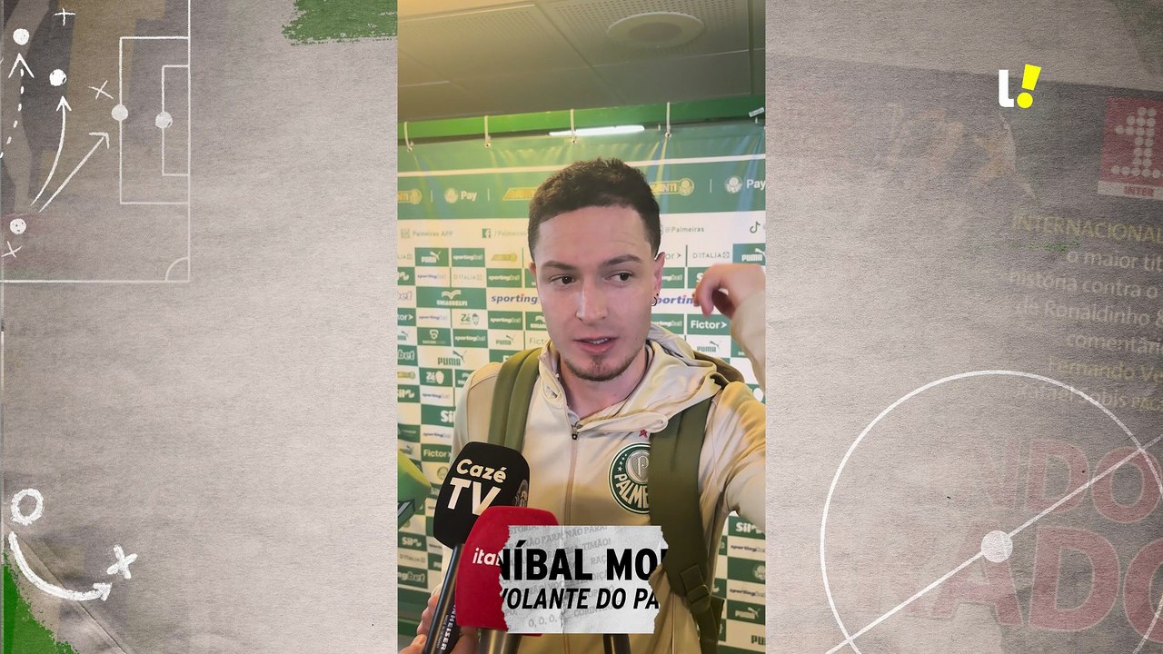 Aníbal comemora fase de Flaco López no Palmeiras e brinca sobre comparações com Messi