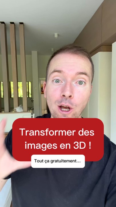 Transformer des images en 3D gratuitement