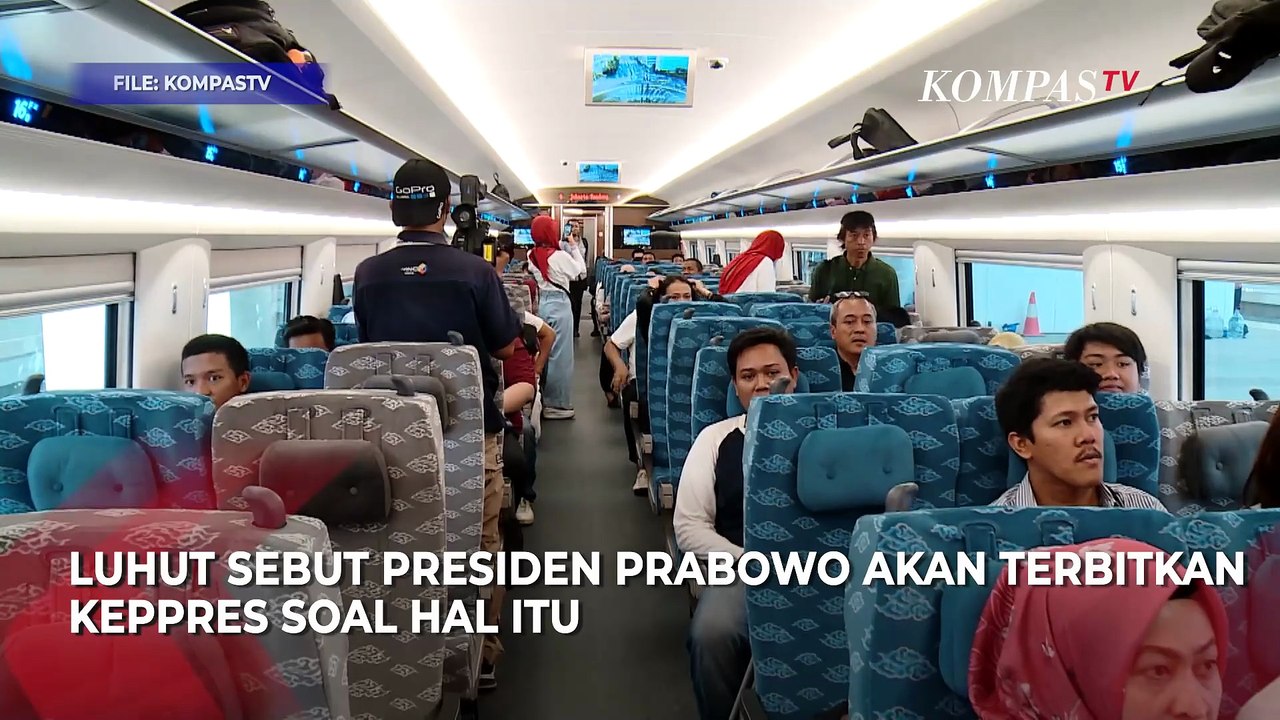 Luhut Angkat Bicara soal Penyelesaian Utang Kereta Cepat Whoosh