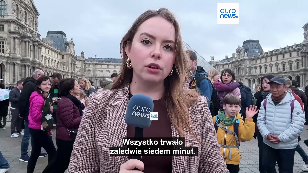 Muzeum w Luwrze pozostanie zamknięte po spektakularnym napadzie, trwa obława na złodziei