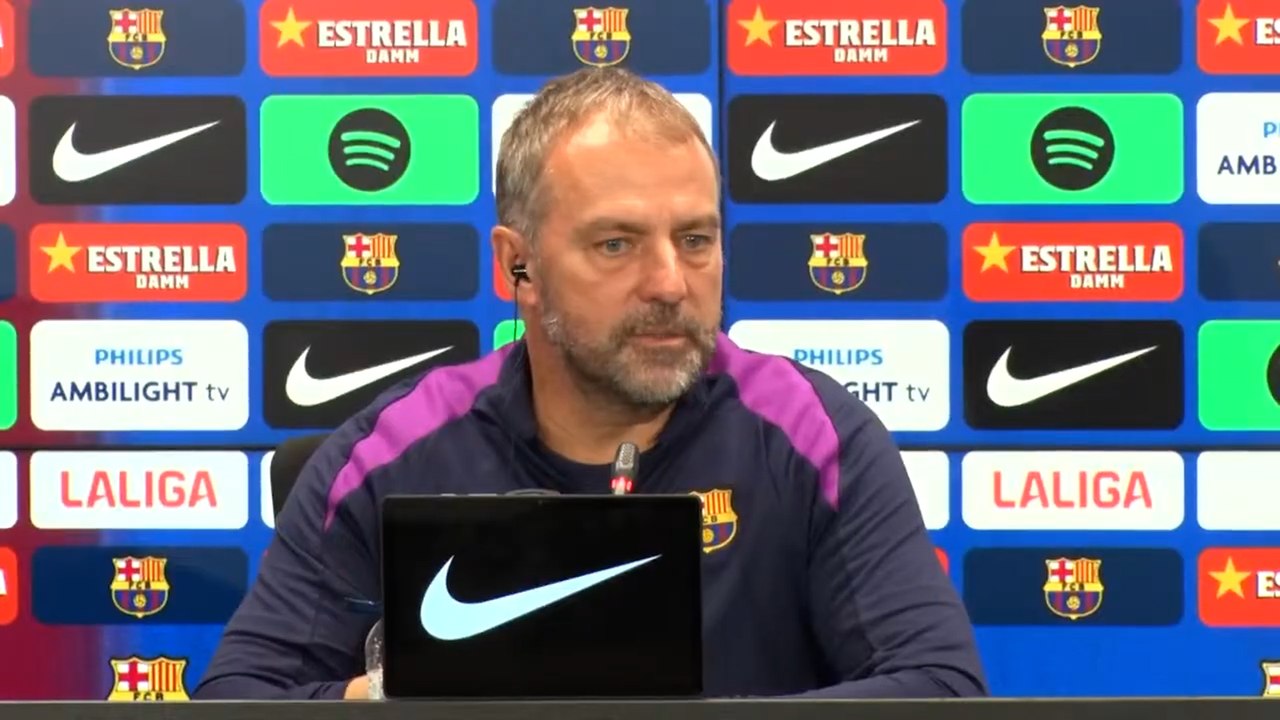 Hansi Flick da su opinión sobre el partido del Barça en Miami