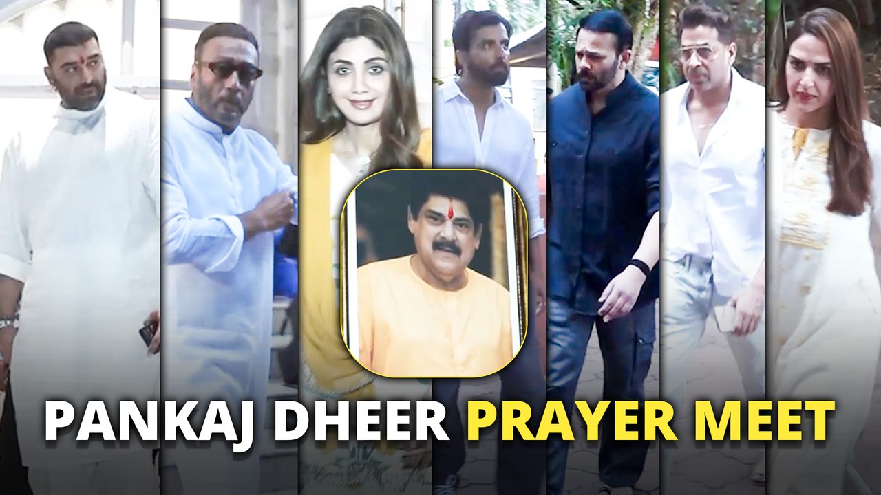 Pankaj Dheer Prayer Meet | Stars Unite To Pay Their Respects To The Beloved Mahabharat Star