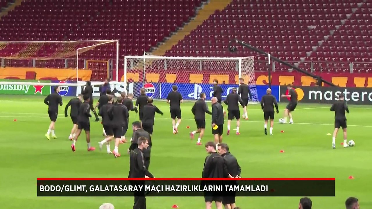 Bodo/Glimt, Galatasaray maçı hazırlıklarını RAMS Park'ta tamamladı