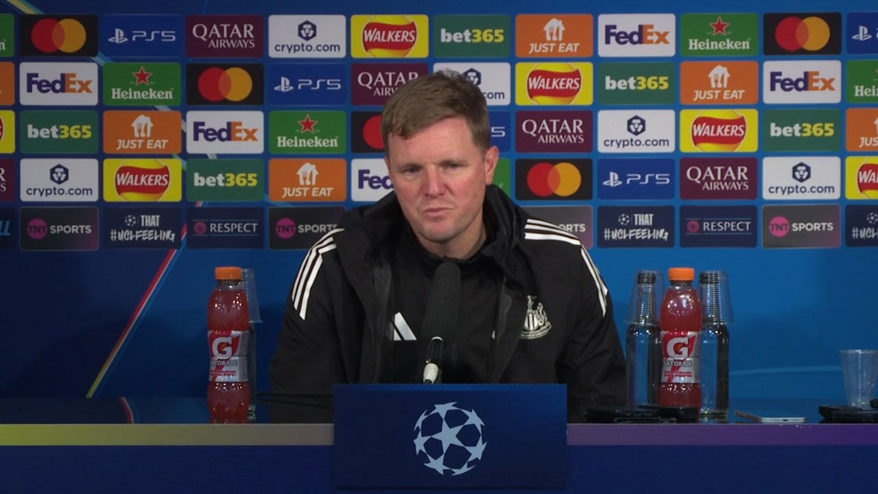 Eddie Howe on Newcastle 3-0 Benfica