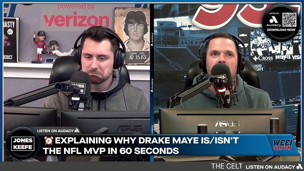 Jones & Keefe: Keefe explains why Drake Maye is NOT the NFL MVP in 60 seconds