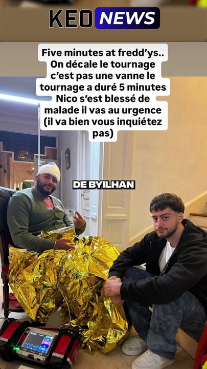 NICO FINIT A L'HOPITAL APRES LE TOURNAGE FNAF DE BYILHAN 😨