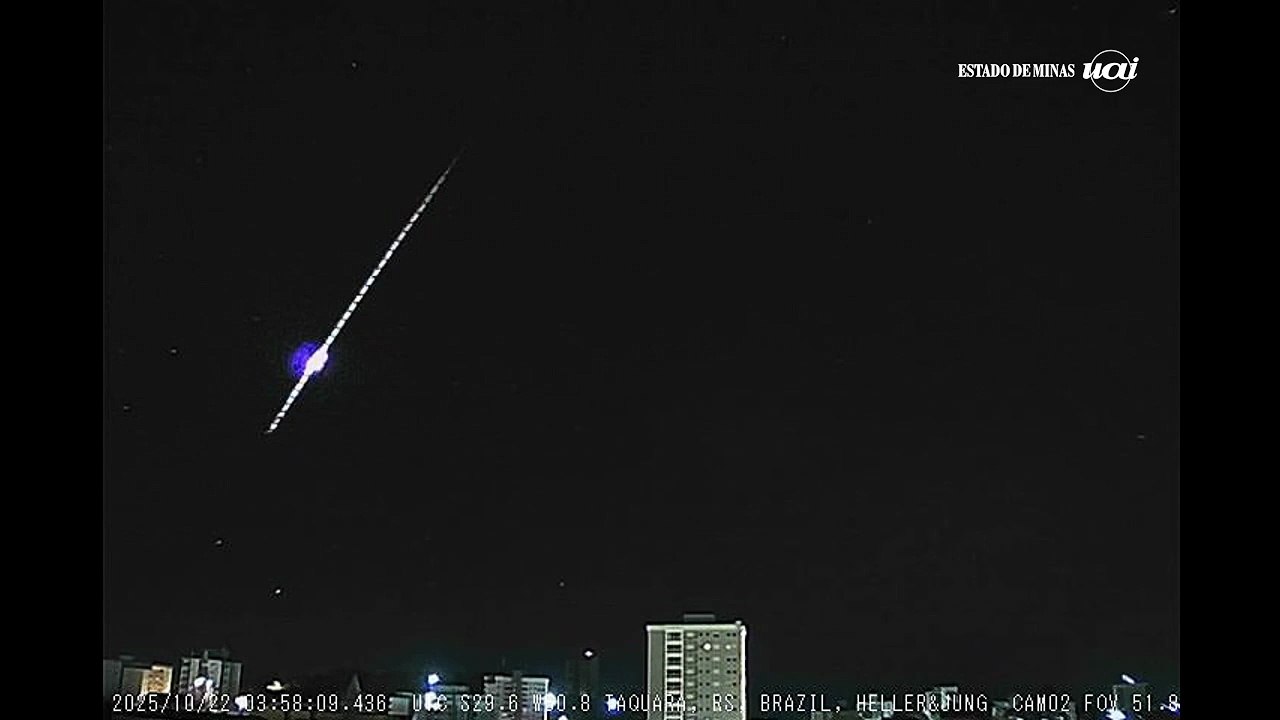 Registro do Meteoro Fireball Orionídeas