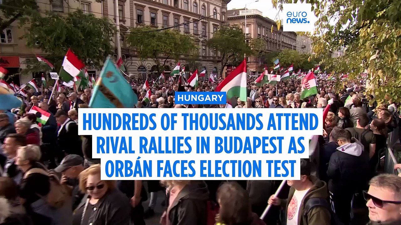 Hungary's Orbán and Magyar hold competing rallies before 2026 election