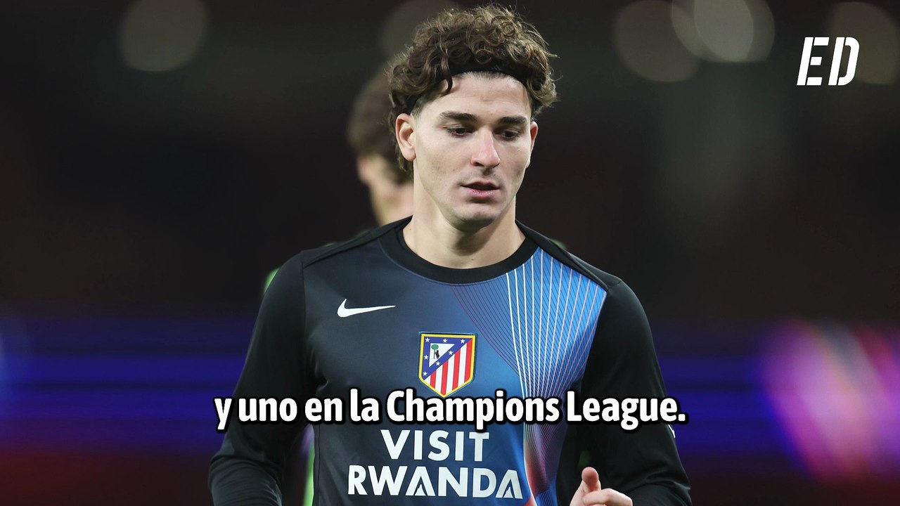 Julián Álvarez se queda solo en el Atlético de Madrid