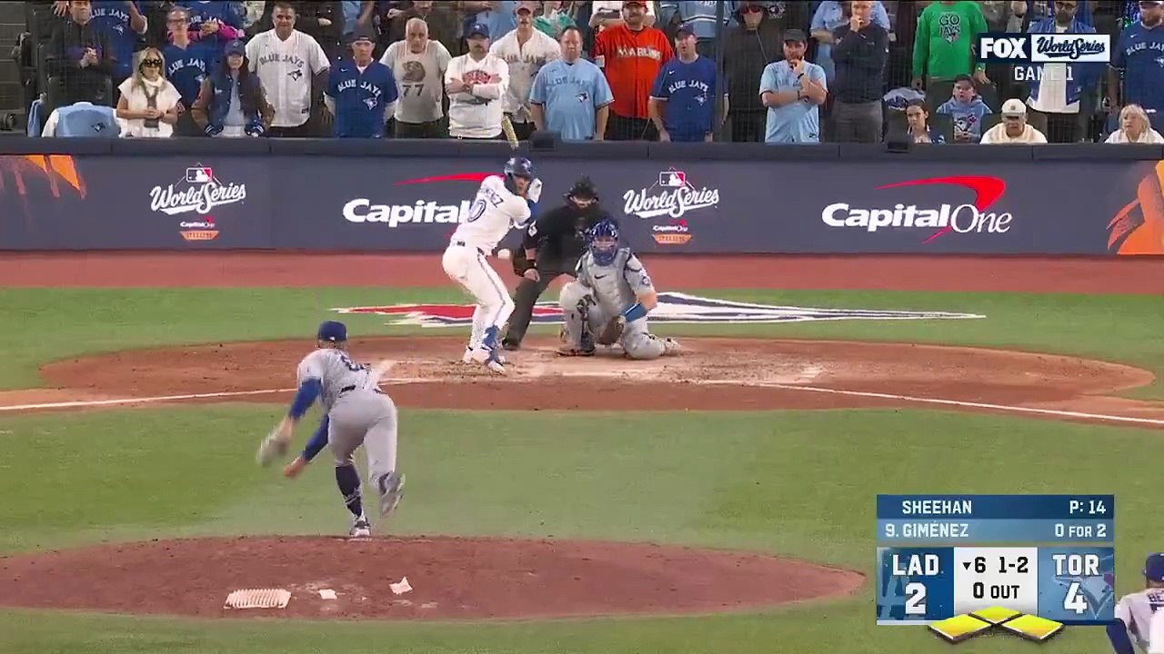Hit productor de Andrés Giménez en el Juego 1 de la Serie Mundial