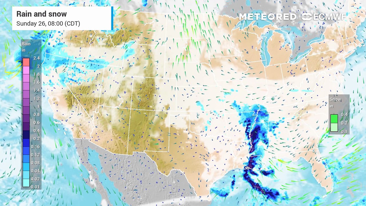 Unsettled Sunday Conditions