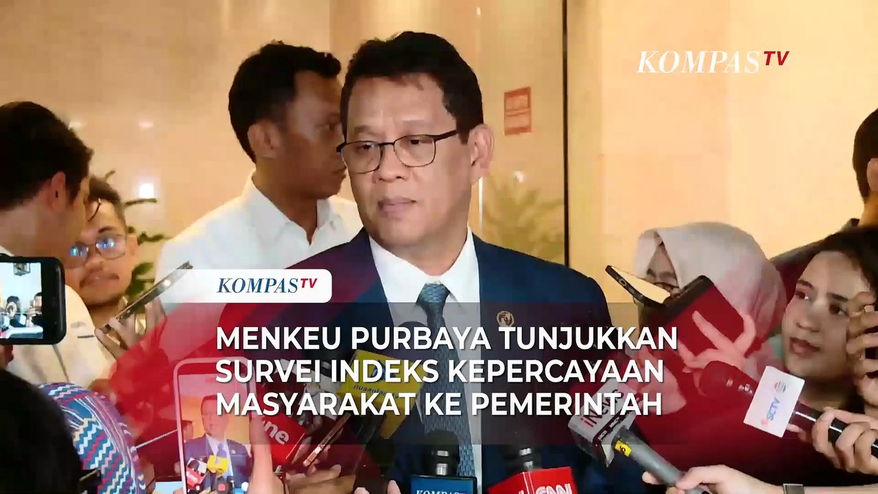 Dikritik Ceplas-Ceplos, Purbaya Beber Survei Indeks Kepecayaan Masyarakat ke Pemerintah