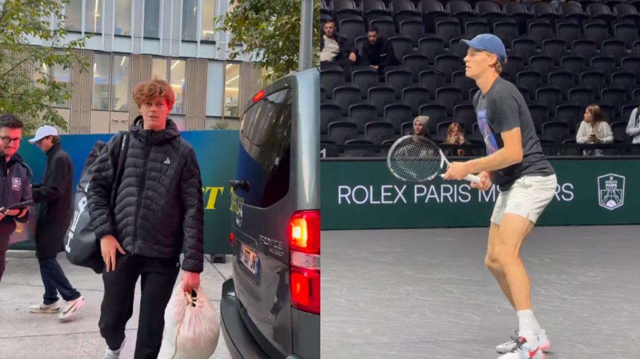 Rolex Paris Masters 2025 - Titré à Vienne dimanche, Jannik Sinner est déjà sur les courts au Rolex Paris Masters