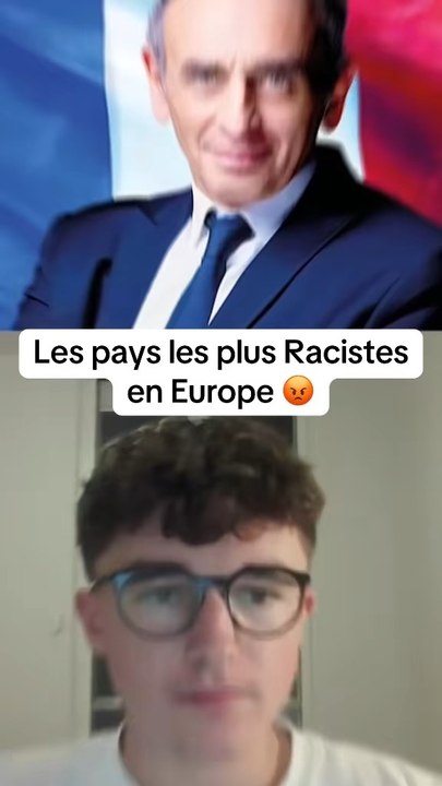 Les pays les plus Racistesen Europe 😡 #pays #europe #classement