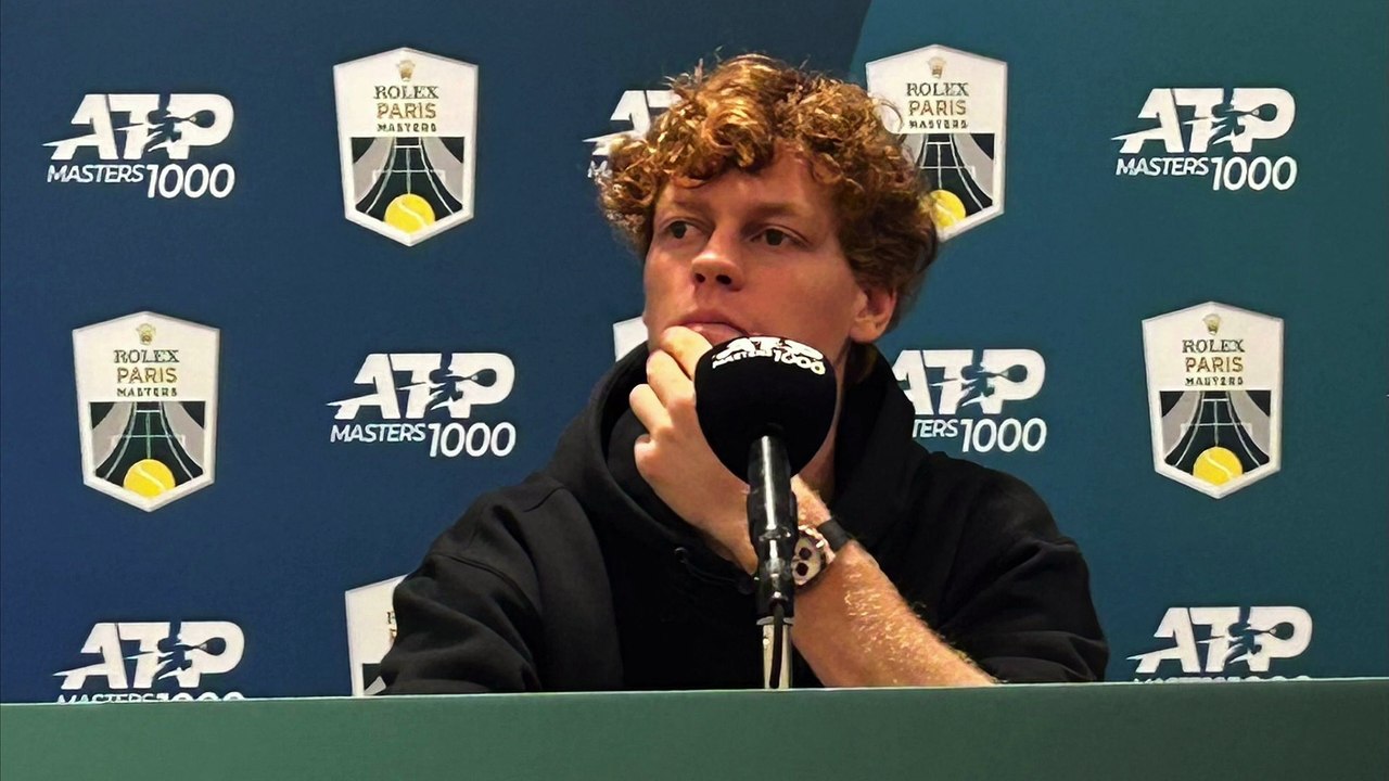 Rolex Paris Masters 2025 - Jannik Sinner avant de débuter son tournoi à Paris La Défense Arena