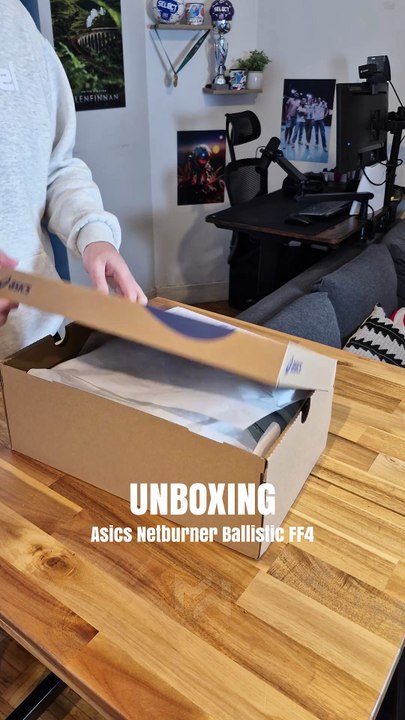 Unboxing Asics Netburner Ballistic FF4