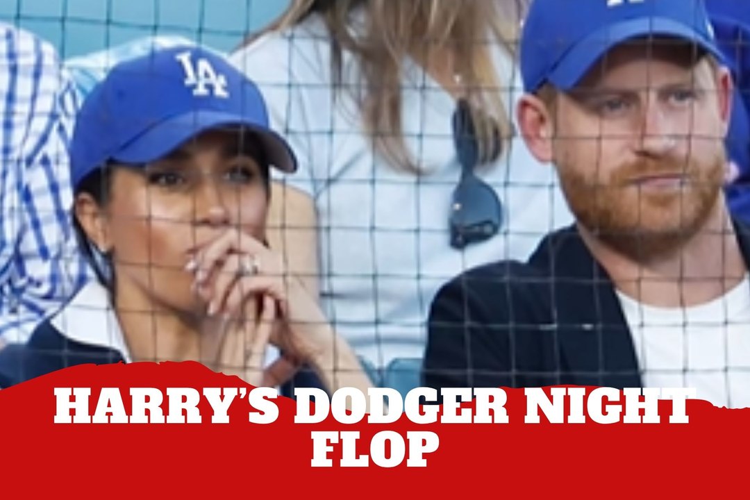 Prince Harry and Meghan get booed at Dodgers game