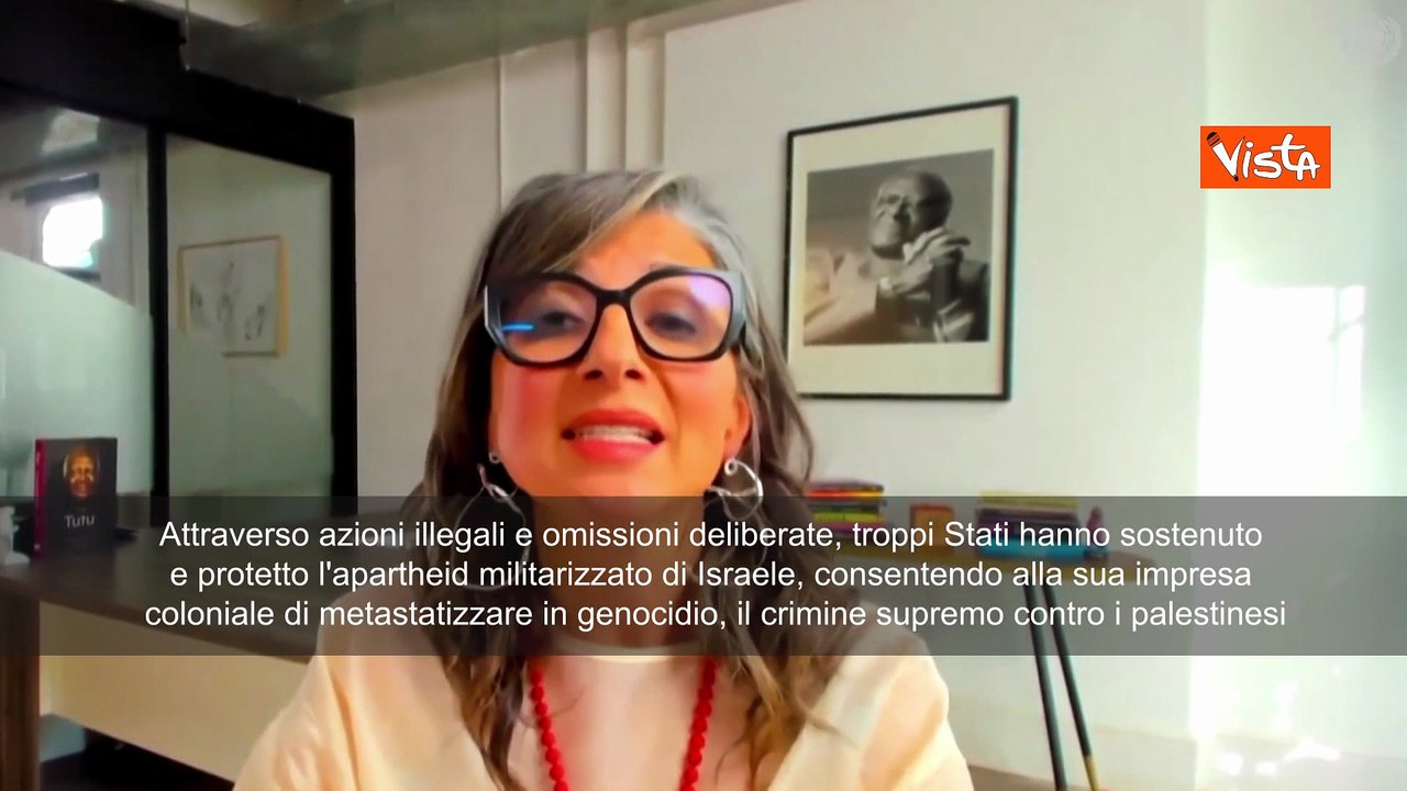 Francesca Albanese all'Onu: 63 Stati complici di Israele nel genocidio a Gaza, Italia compresa