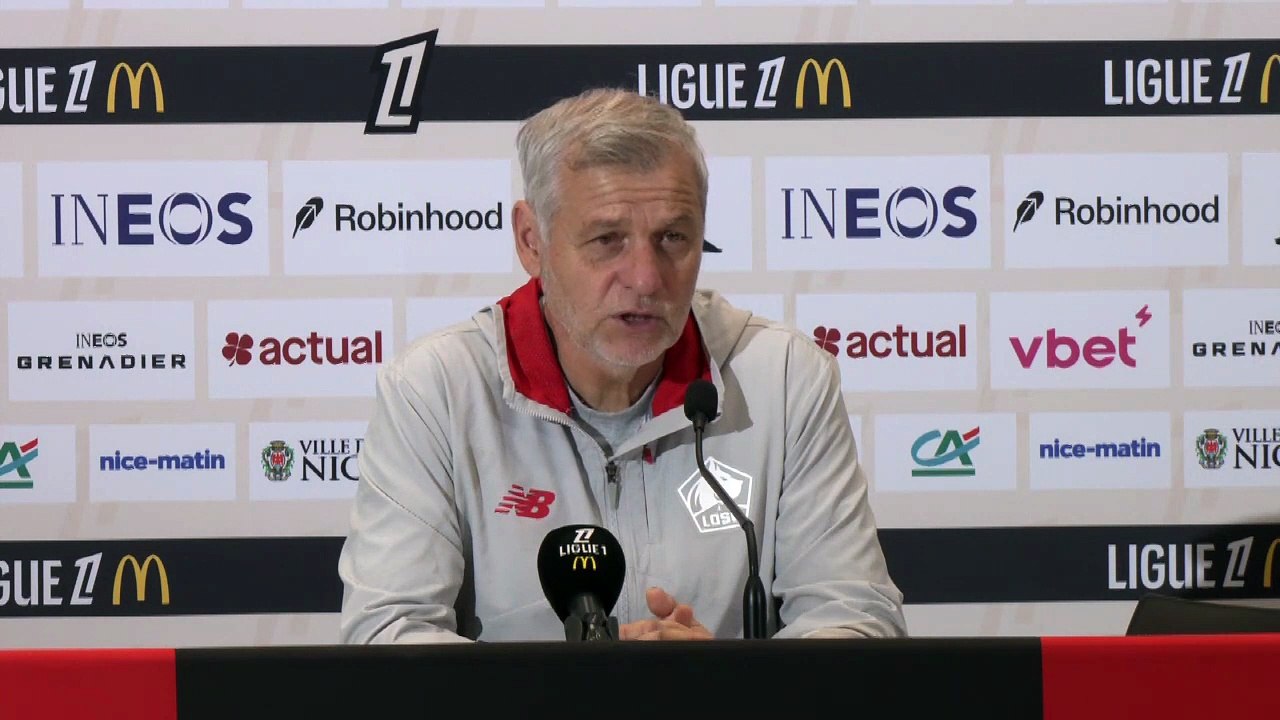 Bruno Genesio (Lille) : « Frustrant, frustrant, frustrant... » - Foot - Ligue 1 - Lille