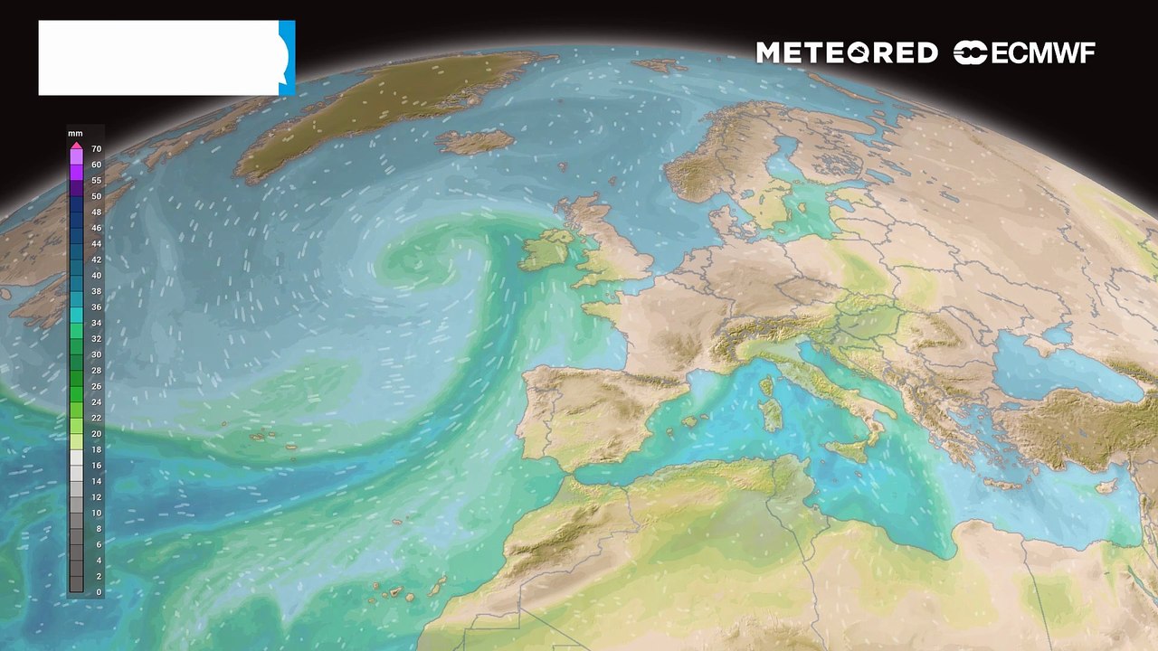 Lluvias intensas llegarán al oeste peninsular en los próximos días 🌧️