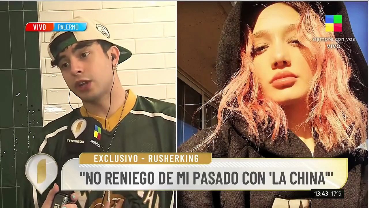 Rusherking confesó qué siente cuando ve a la China Suárez feliz con Mauro Icardi