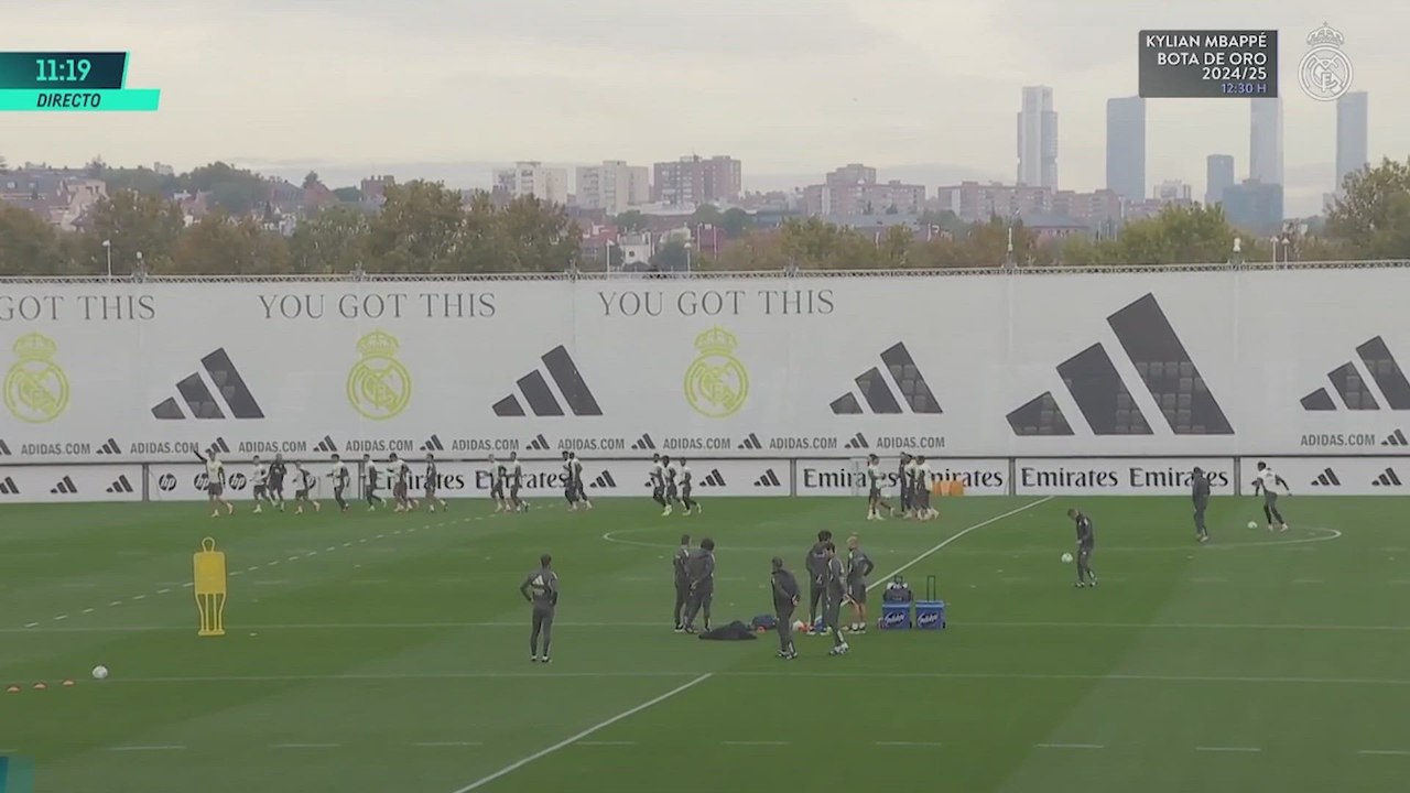 REAL MADRID HOY: ENTRENAMIENTO COMPLETO previo al REAL MADRID vs VALENCIA