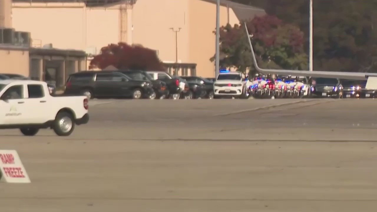 Trump motorcade