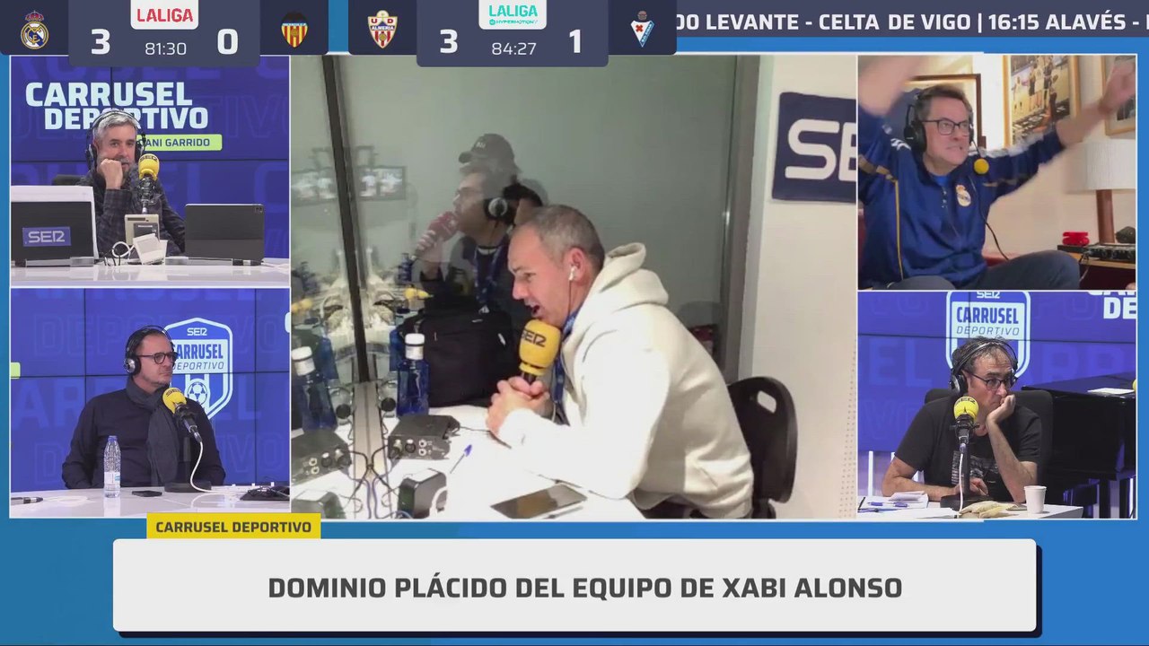 CARRERAS MARCA UN GOLAZO para sellar LA GOLEADA | REAL MADRID 4 - VALENCIA 0