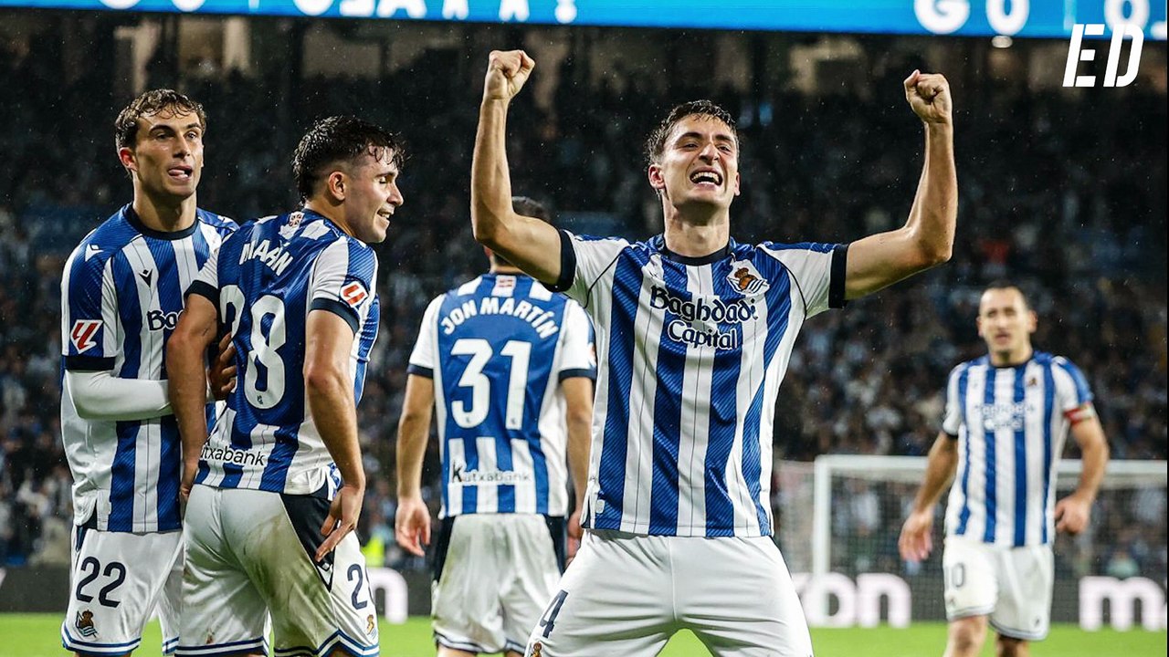 Saltan chispas en el derbi vasco entre Real Sociedad y Athletic Club