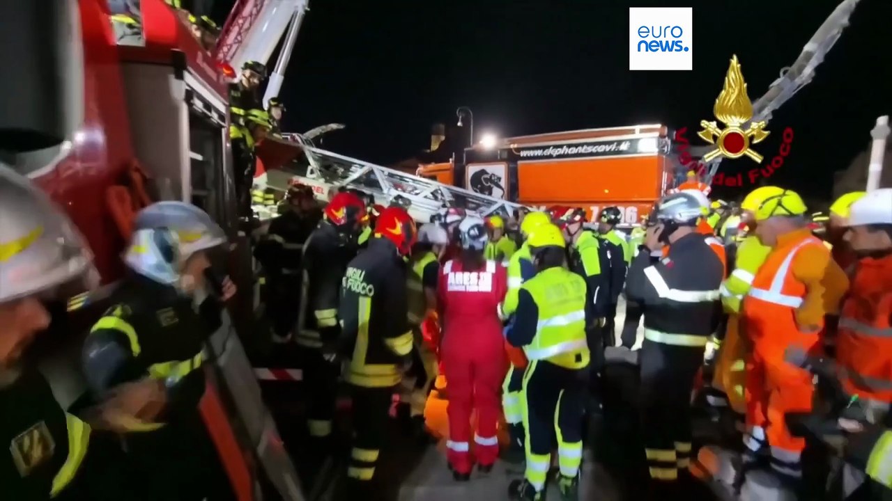 Worker dies in Rome after rescue from partially collapsed medieval tower