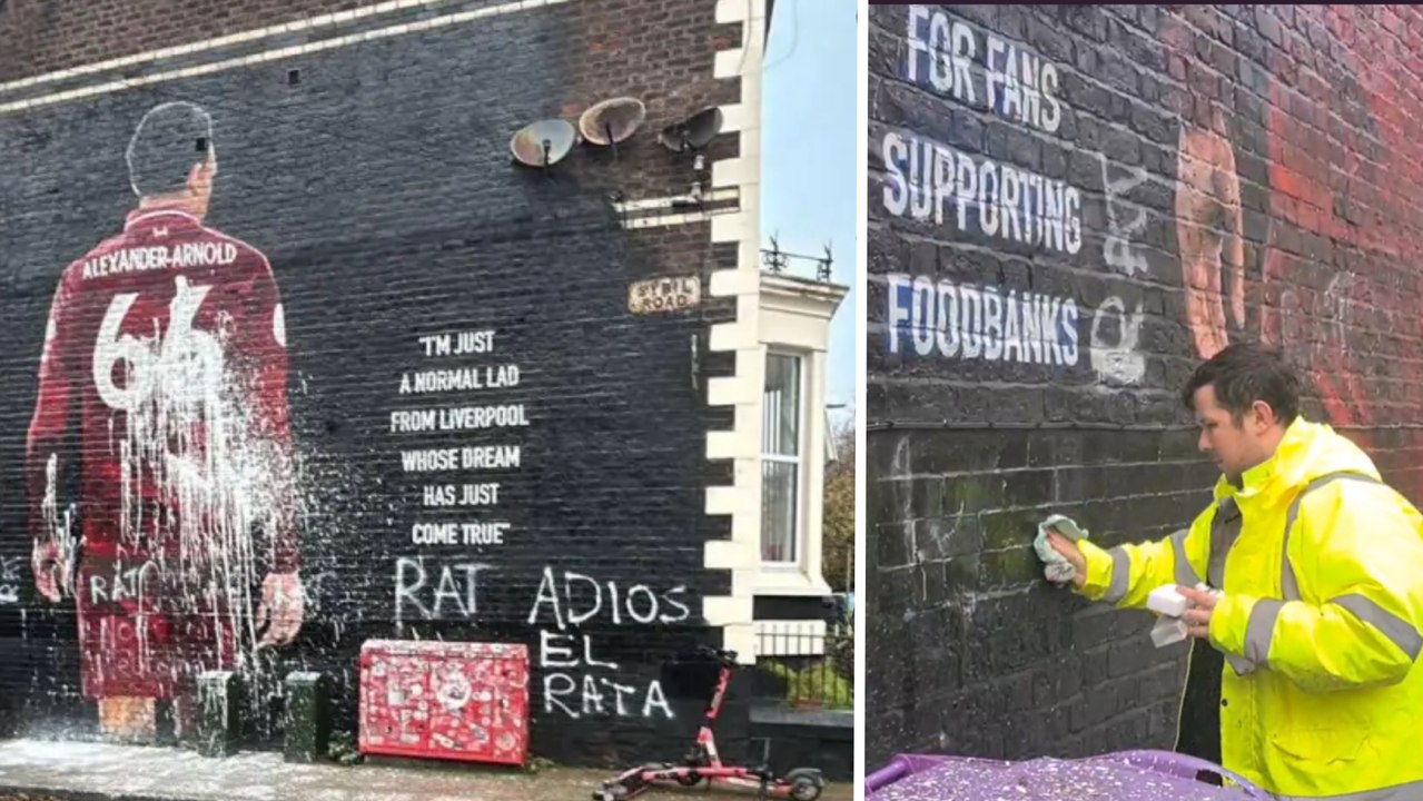 Vandalizan el mural de Trent en los aledaños de Anfield