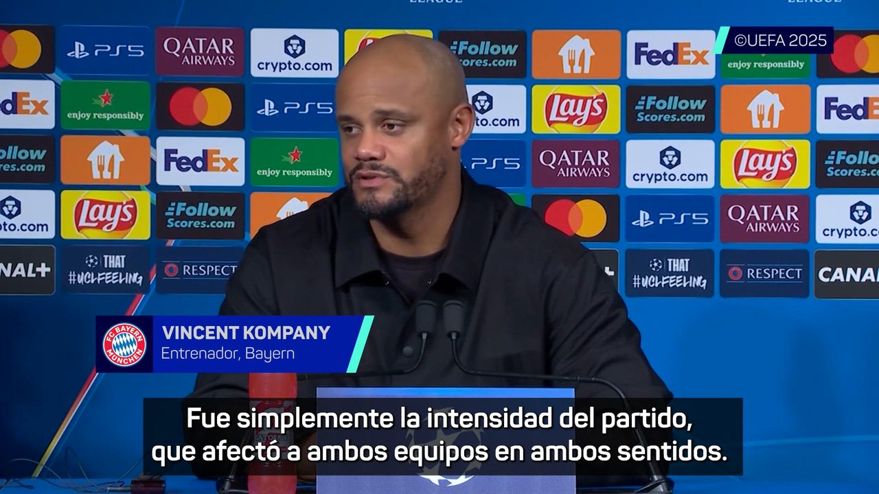 Kompany defiende a Luis Díaz tras la lesión causada a Hakimi
