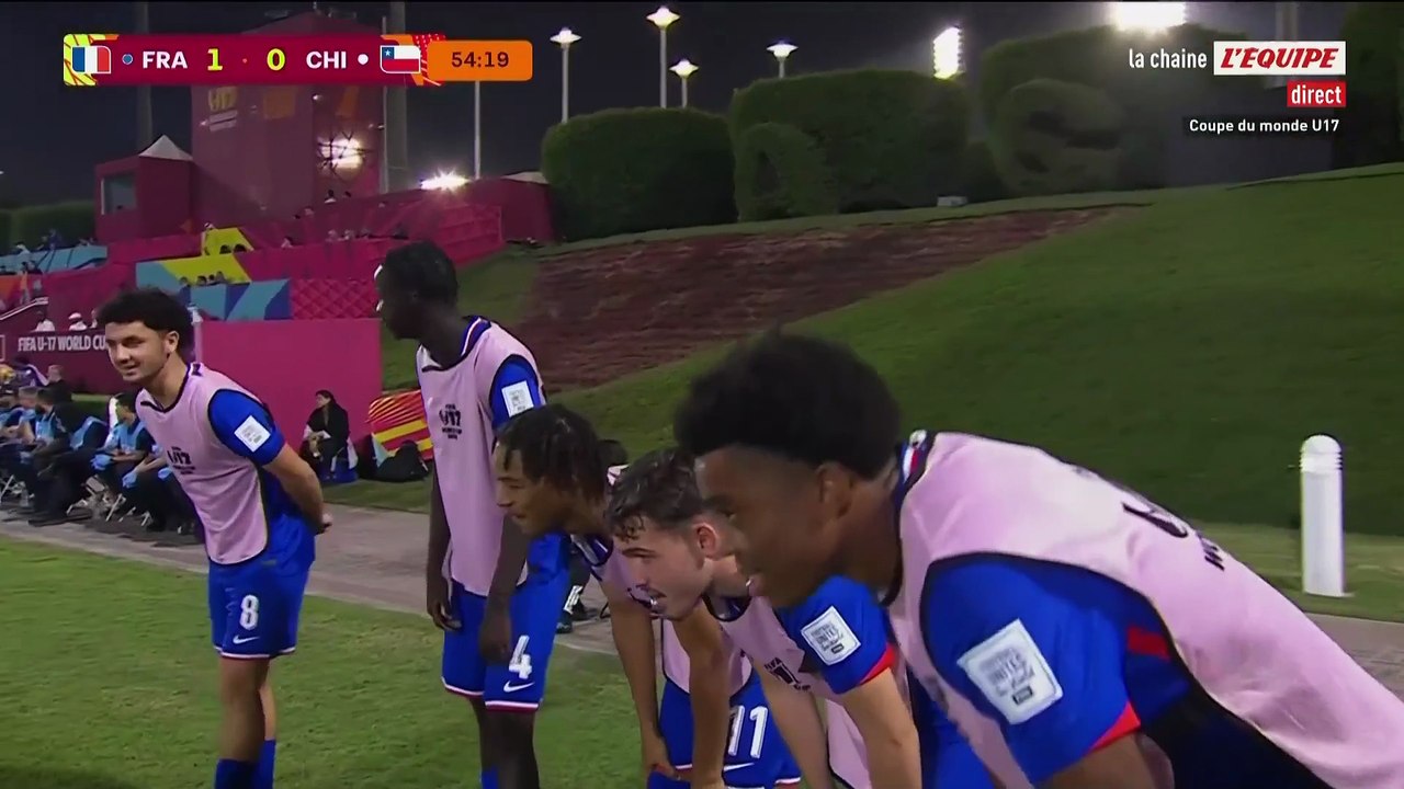 Les buts de France - Chili - Foot - Coupe du monde U17