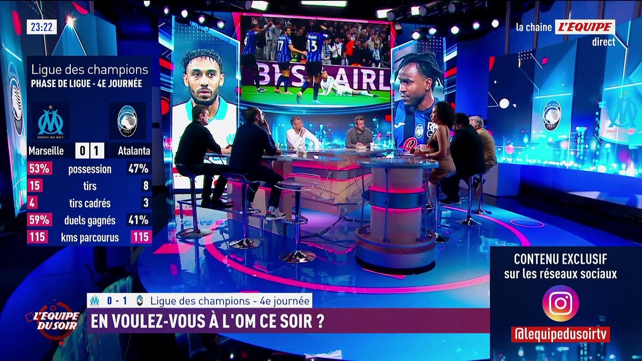 Un OM peu inspiré contre l'Atalanta - Foot - Ligue des champions