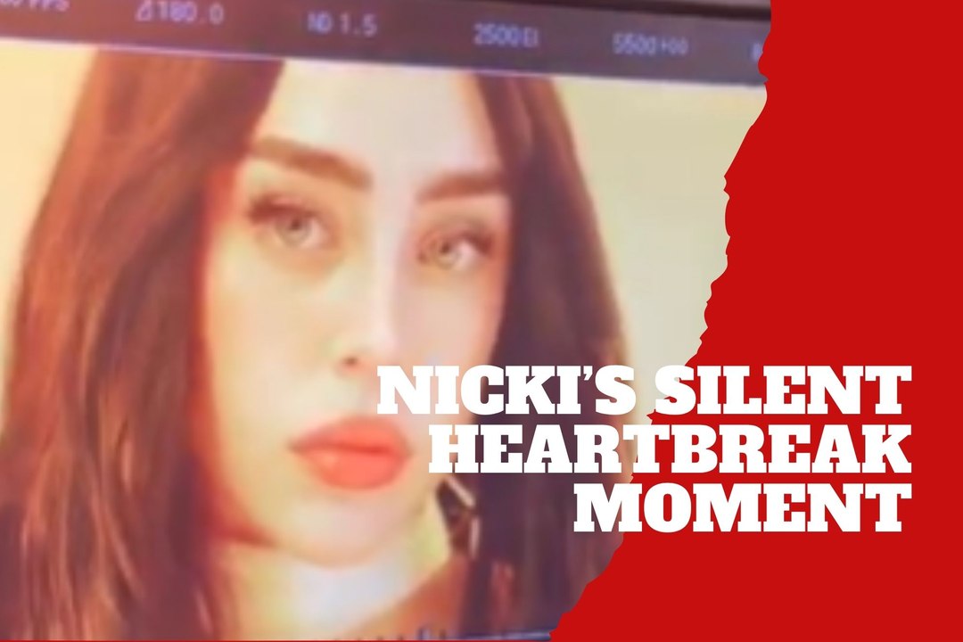 Nicki Nicole’s heartbreak shows in her eyes