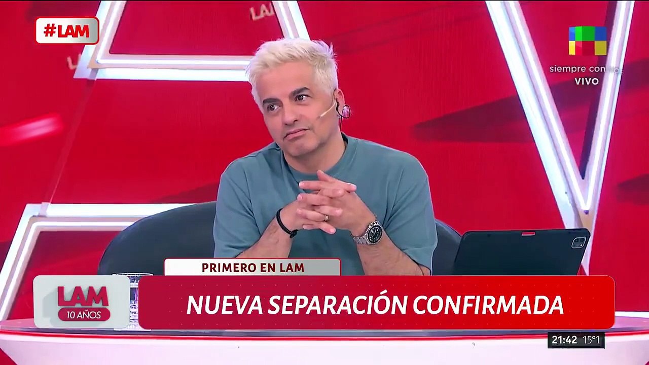 EVA DE DOMINICI SEPARADA DE EDUARDO CRUZ