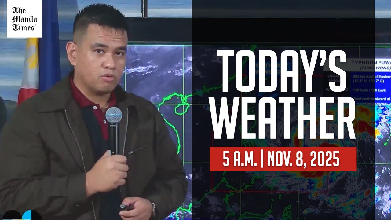 Today's Weather, 5 A.M. | Nov. 8, 2025