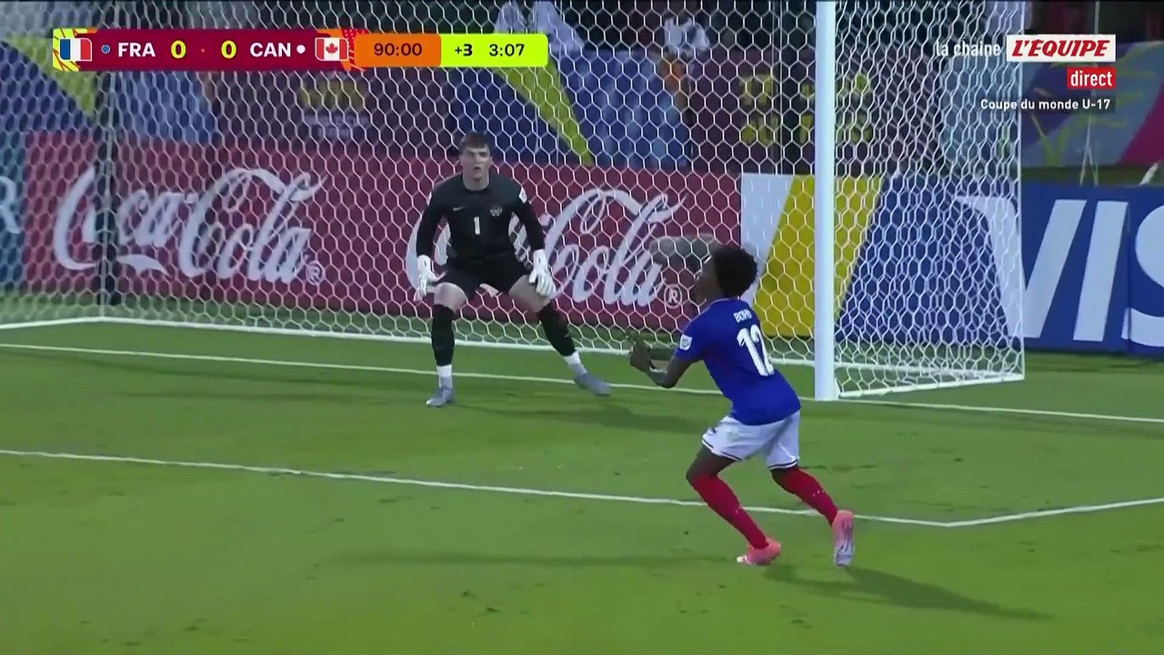 La France bute sur le Canada pour son deuxième match du Mondial - Foot - Coupe du monde U17