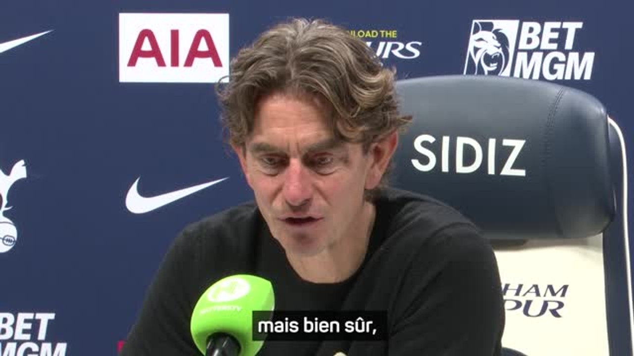 Tottenham - Après les sifflets, Franck évoque l'entrée décisive de Mathys Tel