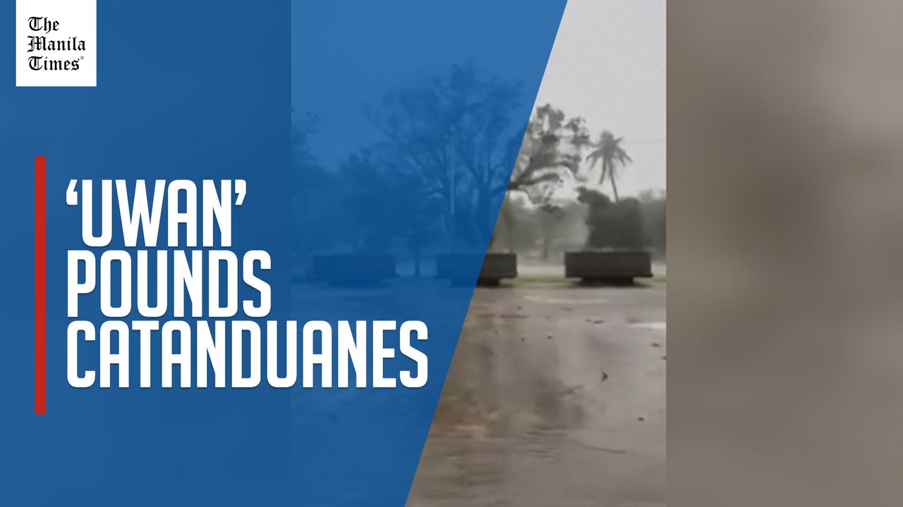 Super Typhoon Uwan batters Catanduanes