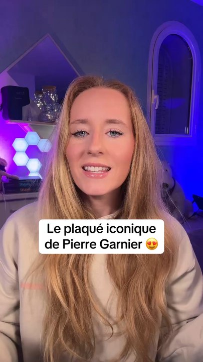 Le plaqué iconique de Pierre Garnier ! 😍