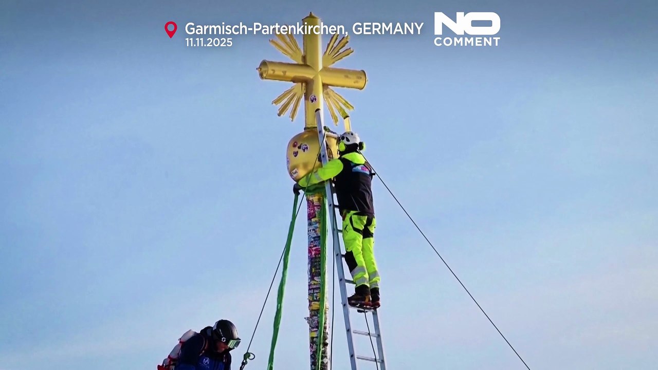 Zugspitze: złoty krzyż zdjęto z najwyższego szczytu Niemiec